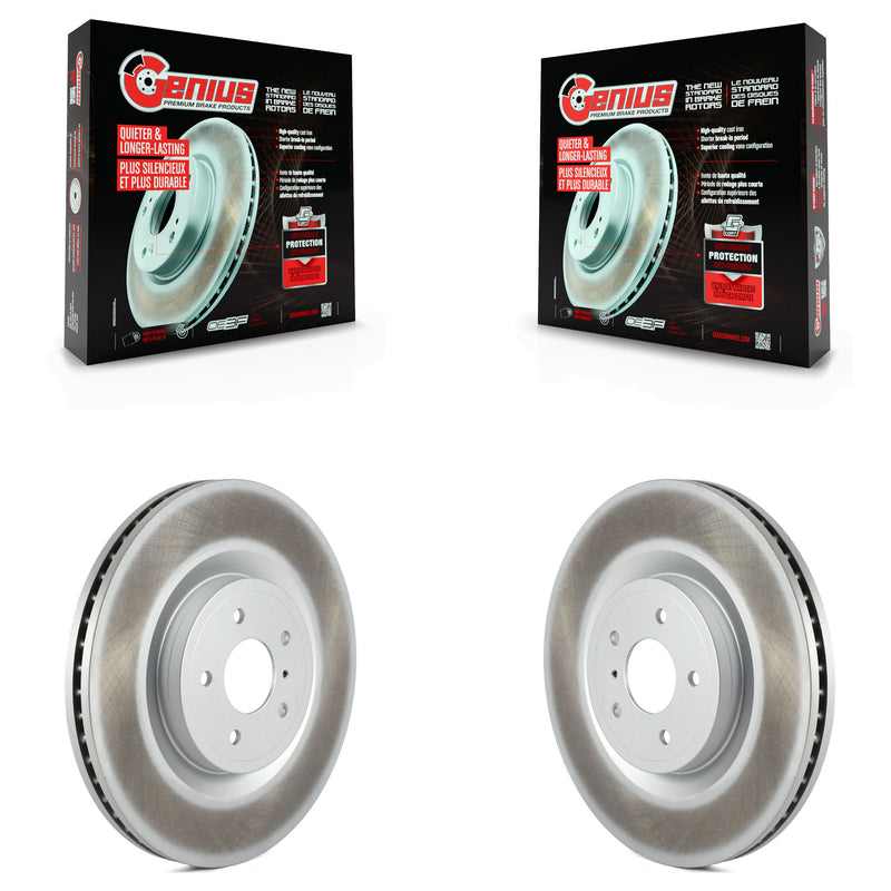 Genius KG-100649 Disc Brake Rotor for 2012-2021 Nissan NV1500, Nissan NV2500, Nissan NV3500 - Rear