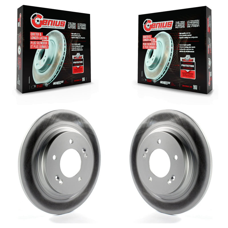 Genius KG-100655 Disc Brake Rotor for 2013-2025 Kia K5, Hyundai Kona and More - Rear
