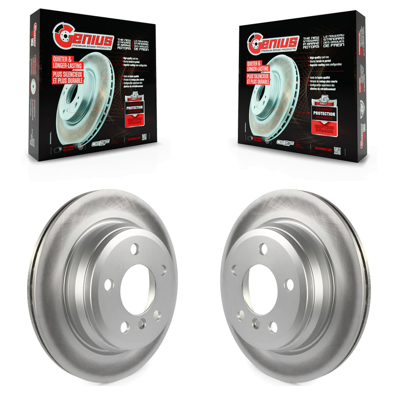 Genius KG-100662 Disc Brake Rotor for 2013-2020 BMW 328d xDrive, BMW 330i and More - Rear