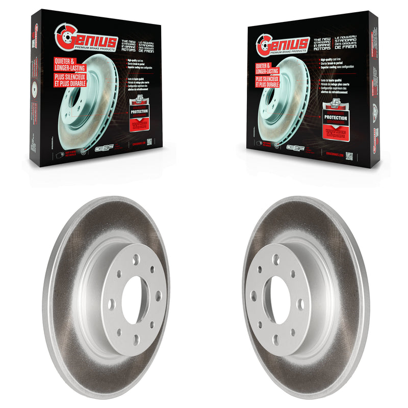 Genius KG-100667 Disc Brake Rotor for 2013-2019 Fiat 500 - Rear