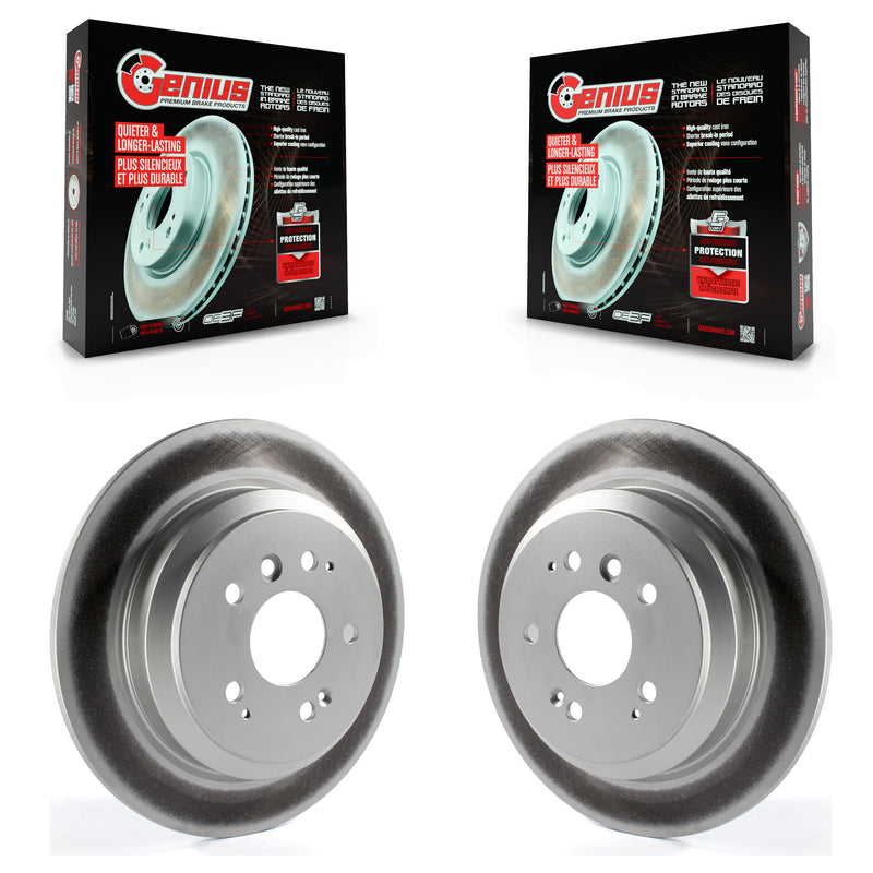 Genius KG-100672 Disc Brake Rotor for 2016-2024 Honda Passport, Honda Ridgeline, Honda Pilot - Rear