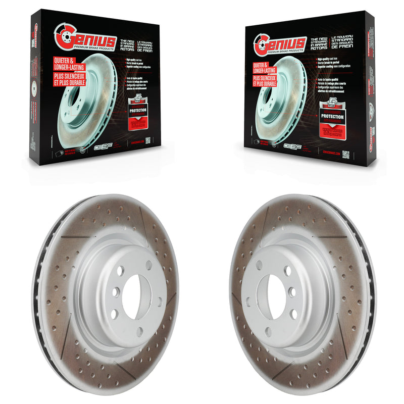 Genius KG-100686 Disc Brake Rotor for 2012-2020 BMW 230i, BMW 230i xDrive and More - Rear