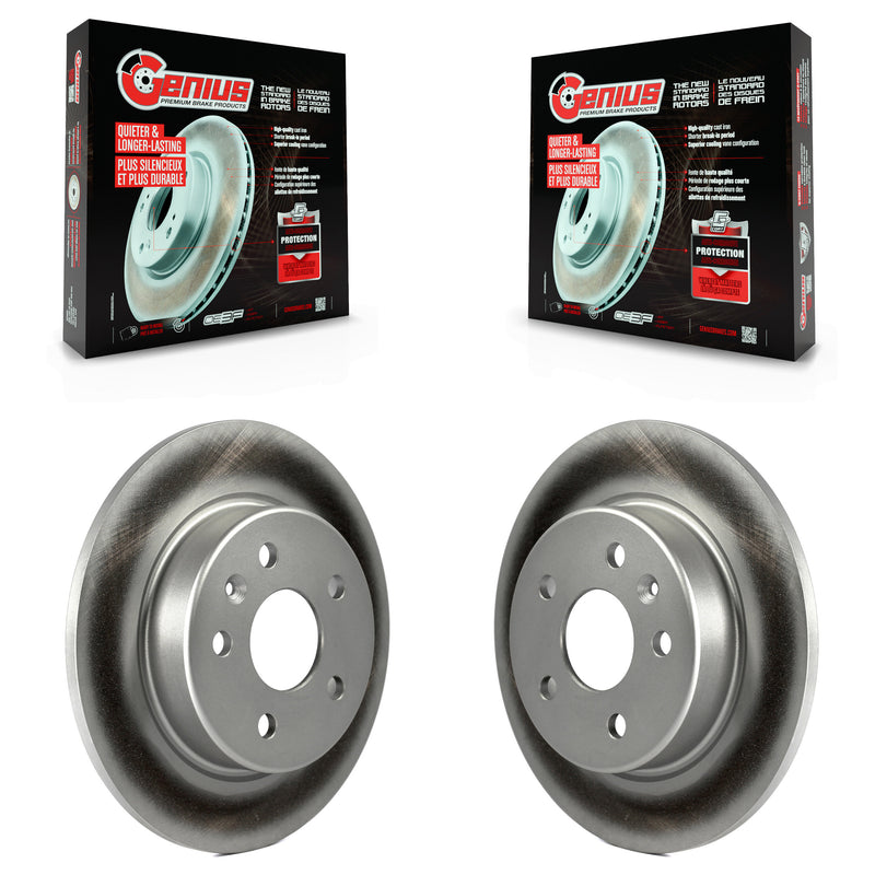 Genius KG-100687 Disc Brake Rotor for 2016-2023 Chevrolet Bolt EUV, Chevrolet Bolt EV and More - Rear