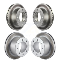 Genius KG-100706 Disc Brake Rotor for 2001-2010 Chevrolet Silverado 3500 Classic, Chevrolet Silverado 3500 HD and More - Front and Rear