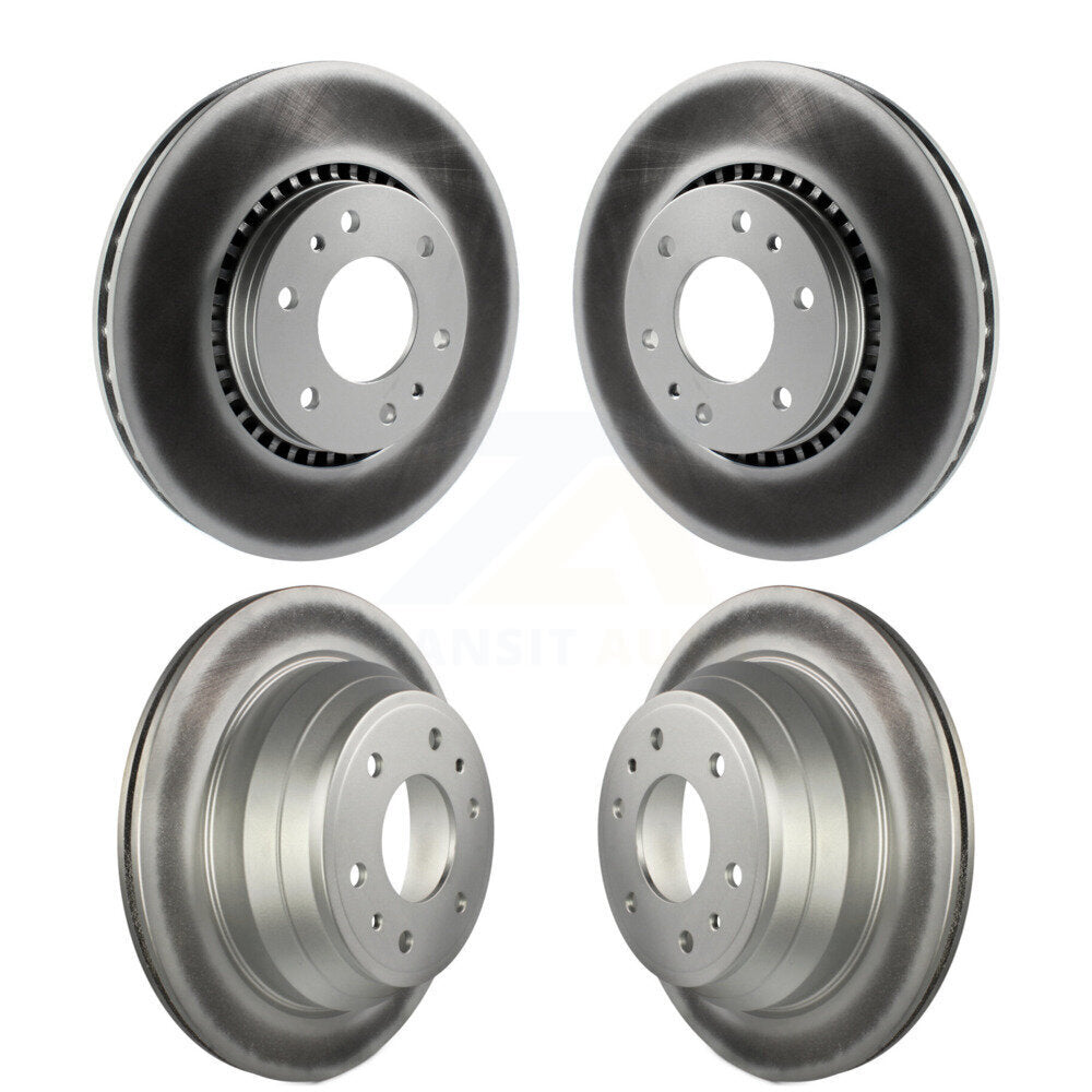 Genius KG-100708 Disc Brake Rotor for 2002-2009 GMC Envoy, Saab 9-7x and More - Front and Rear