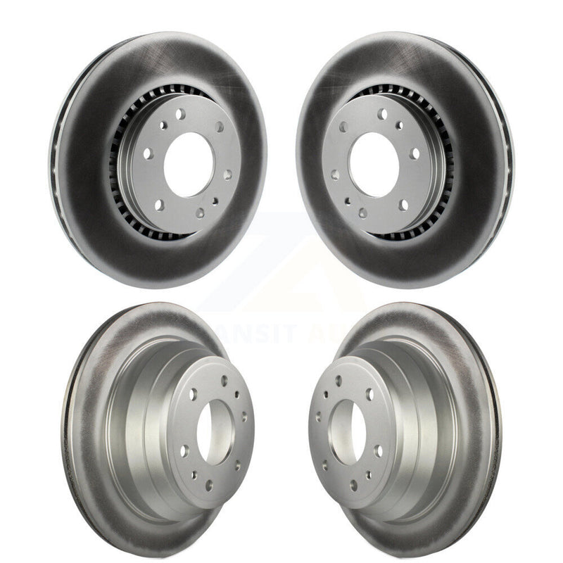Genius KG-100708 Disc Brake Rotor for 2002-2009 GMC Envoy, Saab 9-7x and More - Front and Rear