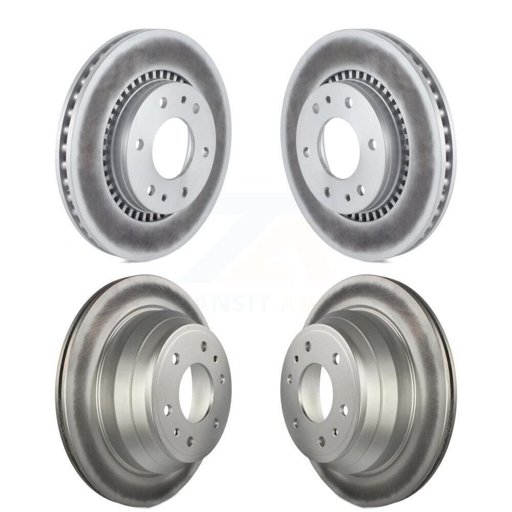 Genius KG-100724 Disc Brake Rotor for 2006-2009 GMC Envoy, Isuzu Ascender and More - Front and Rear
