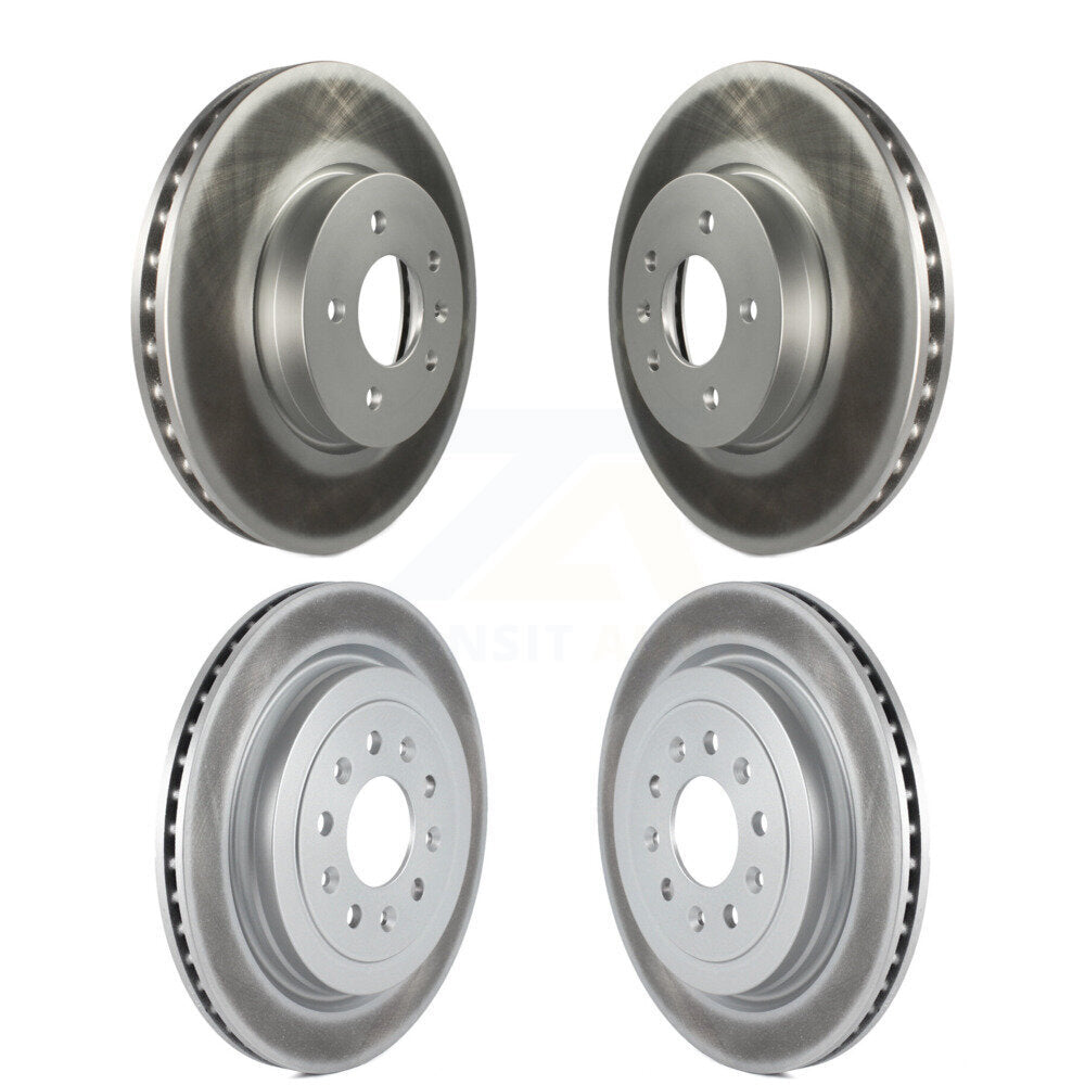 Genius KG-100754 Disc Brake Rotor for 2013-2019 Cadillac ATS - Front and Rear