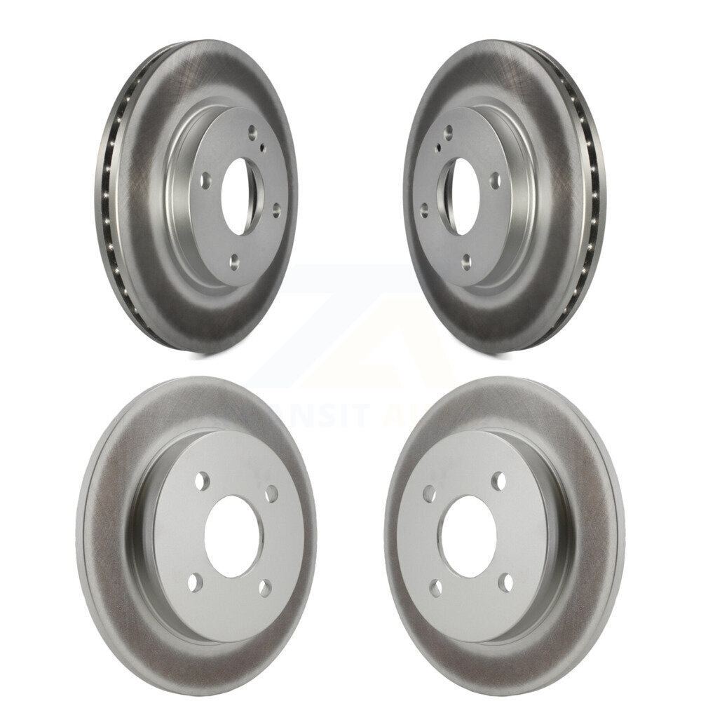 Genius KG-100800 Disc Brake Rotor for 2014-2019 Ford Fiesta - Front and Rear