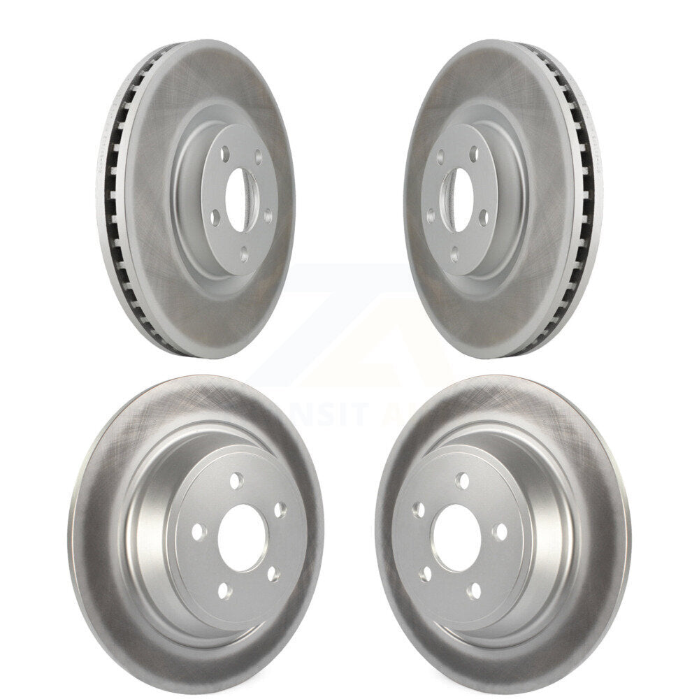 Genius KG-100813 Disc Brake Rotor for 2015-2020 Ford Edge, Ford Police Responder Hybrid and More - Front and Rear