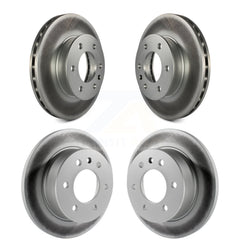 Genius KG-100847 Disc Brake Rotor for 2007-2018 Freightliner Sprinter 3500, Mercedes-Benz Sprinter 2500 and More - Front and Rear