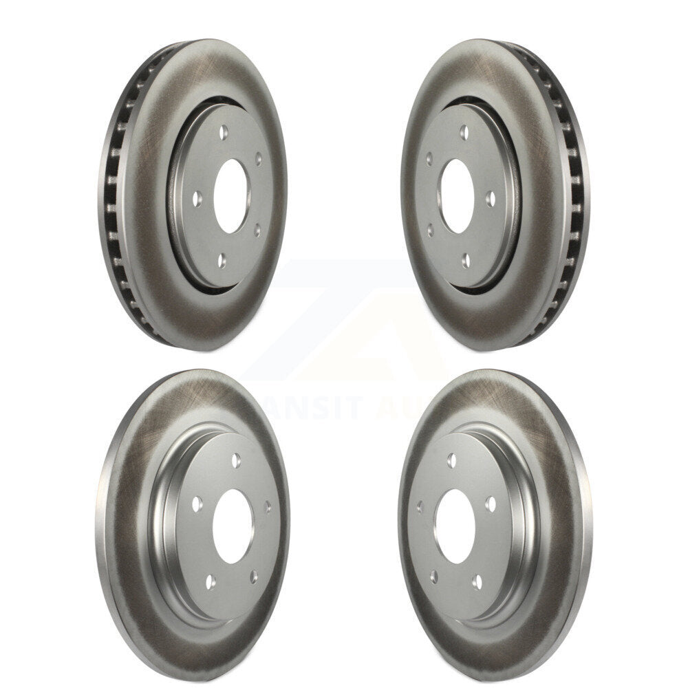Genius KG-100848 Disc Brake Rotor for 2008-2018 Chrysler Town & Country, Dodge Grand Caravan and More - Front and Rear