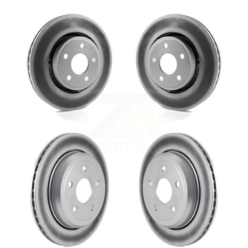 Genius KG-100854 Disc Brake Rotor for 2022 Jeep Grand Cherokee WK - Front and Rear