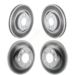 Genius KG-100888 Disc Brake Rotor for 1998-2010 Volkswagen Golf City, Volkswagen Jetta City and More - Front and Rear