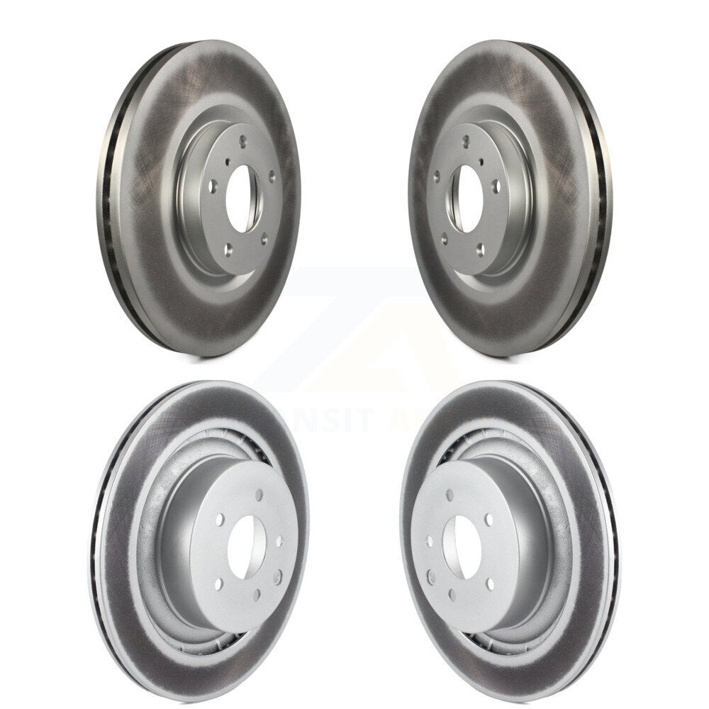 Genius KG-100969 Disc Brake Rotor for 2009-2020 INFINITI G37, Nissan 370Z - Front and Rear