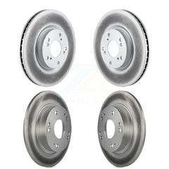 Genius KG-100971 Disc Brake Rotor for 2006-2015 Acura ILX, Honda Civic, Acura CSX - Front and Rear