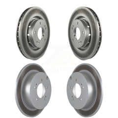 Genius KG-100980 Disc Brake Rotor for 2009 Mitsubishi Lancer - Front and Rear