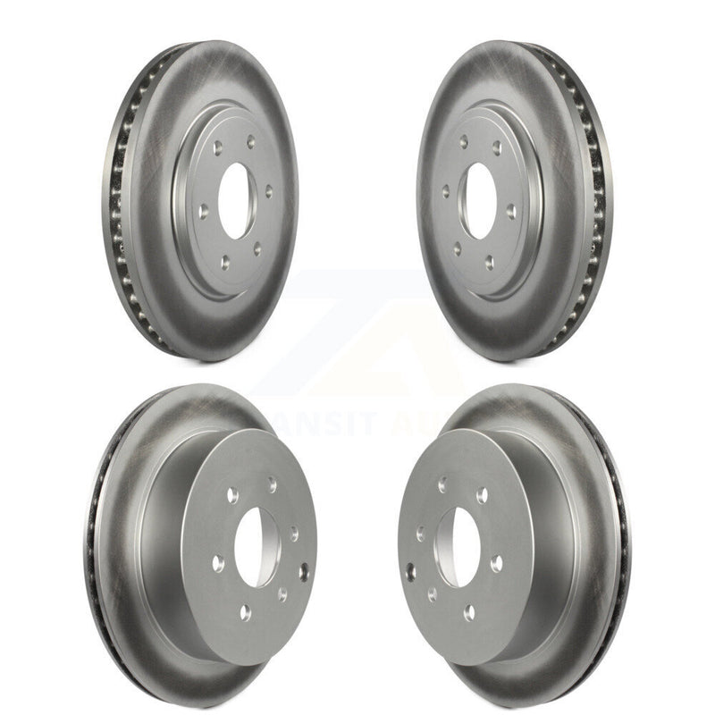 Genius KG-100987 Disc Brake Rotor for 2005-2019 Suzuki Equator, Nissan Frontier - Front and Rear