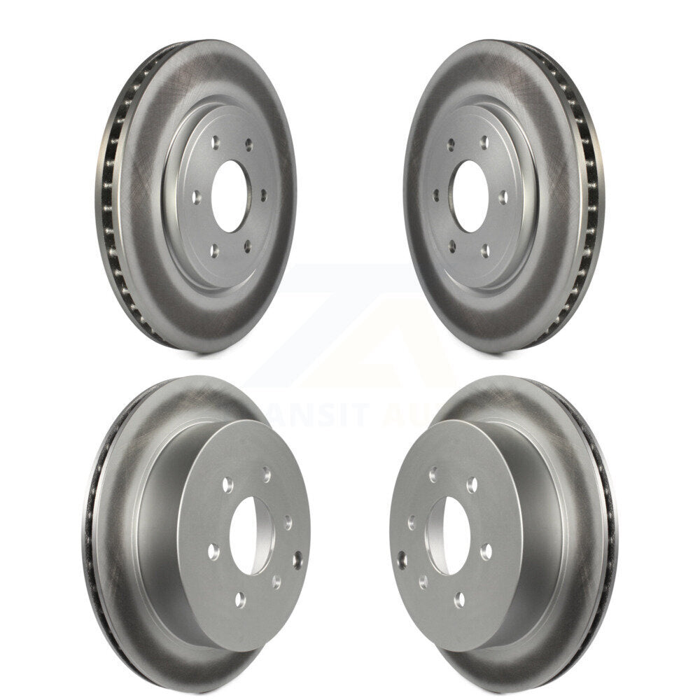Genius KG-100988 Disc Brake Rotor for 2005-2024 Nissan Frontier, Suzuki Equator, Nissan Xterra - Front and Rear