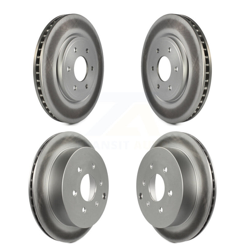 Genius KG-100988 Disc Brake Rotor for 2005-2024 Nissan Frontier, Suzuki Equator, Nissan Xterra - Front and Rear