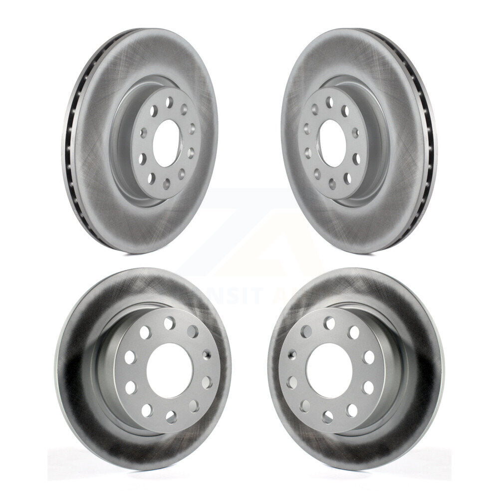 Genius KG-100998 Disc Brake Rotor for 2014-2019 Volkswagen Golf Alltrack, Volkswagen Jetta, Volkswagen Beetle - Front and Rear