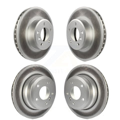 Genius KG-101003 Disc Brake Rotor for 2006-2010 BMW 528i, BMW 528i xDrive and More - Front and Rear