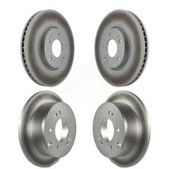 Genius KG-101020 Disc Brake Rotor for 2010-2013 Kia Forte5, Kia Forte, Kia Forte Koup - Front and Rear
