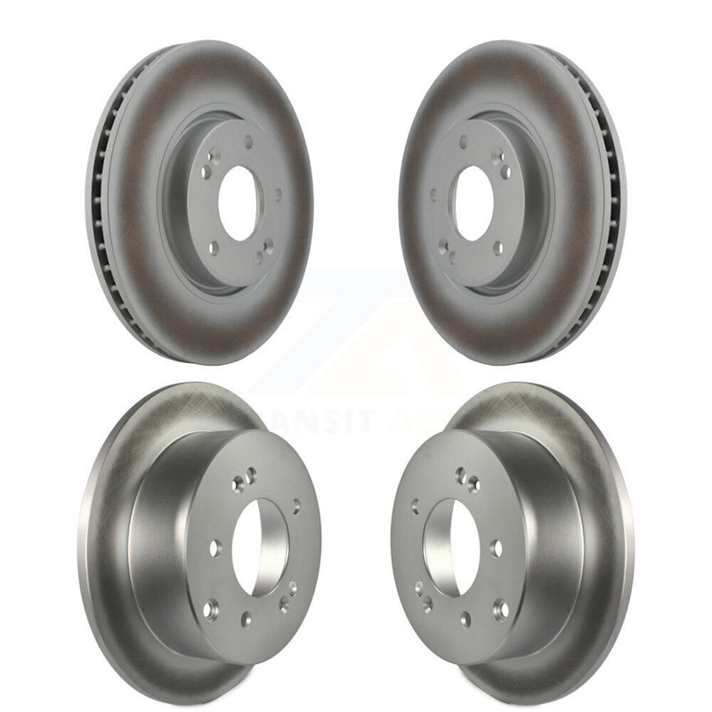 Genius KG-101020 Disc Brake Rotor for 2010-2013 Kia Forte5, Kia Forte, Kia Forte Koup - Front and Rear