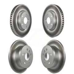 Genius KG-101031 Disc Brake Rotor for 2012-2018 Lexus ES300h, Lexus ES350 and More - Front and Rear