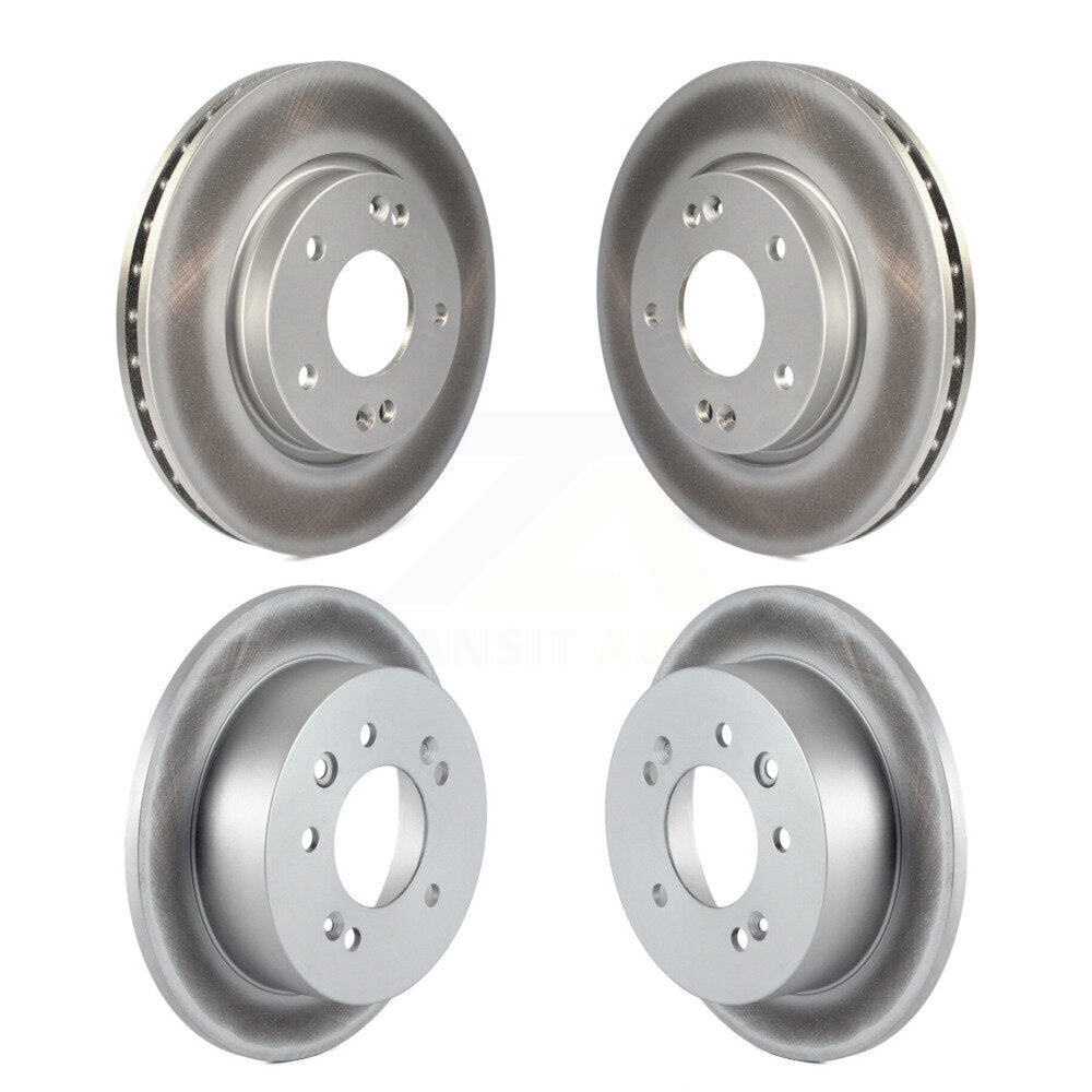 Genius KG-101041 Disc Brake Rotor for 2007-2010 Hyundai Elantra - Front and Rear