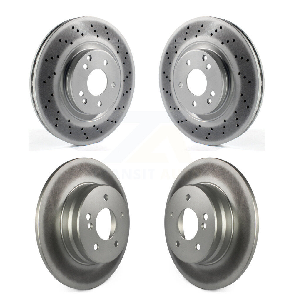 Genius KG-101045 Disc Brake Rotor for 2003-2011 Mercedes-Benz SLK300, Mercedes-Benz CLK350 and More - Front and Rear