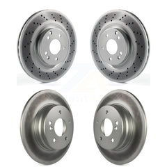 Genius KG-101045 Disc Brake Rotor for 2003-2011 Mercedes-Benz SLK300, Mercedes-Benz CLK350 and More - Front and Rear