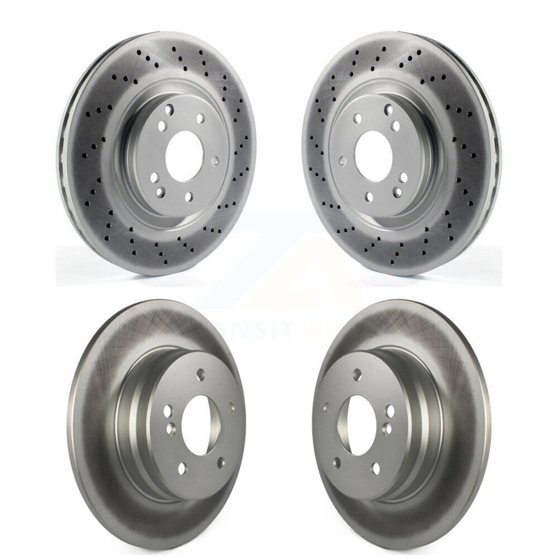 Genius KG-101045 Disc Brake Rotor for 2003-2011 Mercedes-Benz SLK300, Mercedes-Benz CLK350 and More - Front and Rear