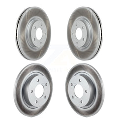 Genius KG-101058 Disc Brake Rotor for 2007-2013 Mazda 3 - Front and Rear