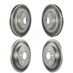 Genius KG-101076 Disc Brake Rotor for 2009-2019 Toyota Corolla, Toyota Matrix, Pontiac Vibe - Front and Rear