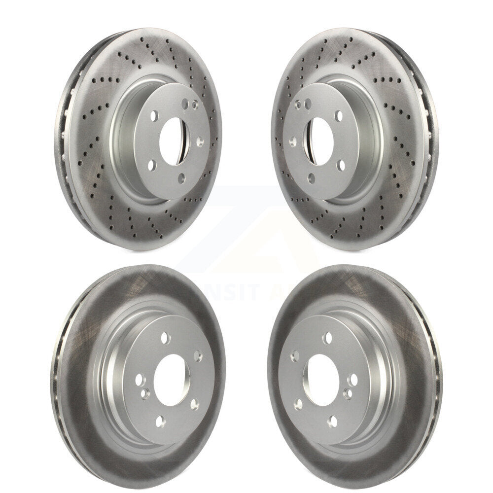 Genius KG-101134 Disc Brake Rotor for 2008-2015 Mercedes-Benz C300, Mercedes-Benz E300 and More - Front and Rear