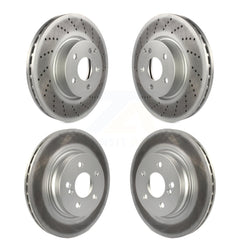 Genius KG-101134 Disc Brake Rotor for 2008-2015 Mercedes-Benz C300, Mercedes-Benz E300 and More - Front and Rear