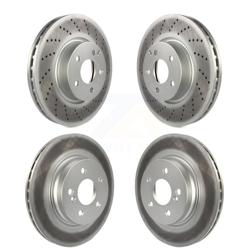 Genius KG-101134 Disc Brake Rotor for 2008-2015 Mercedes-Benz C300, Mercedes-Benz E300 and More - Front and Rear