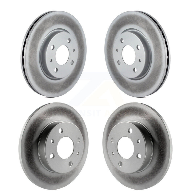 Genius KG-101153 Disc Brake Rotor for 2012-2017 Fiat 500 - Front and Rear