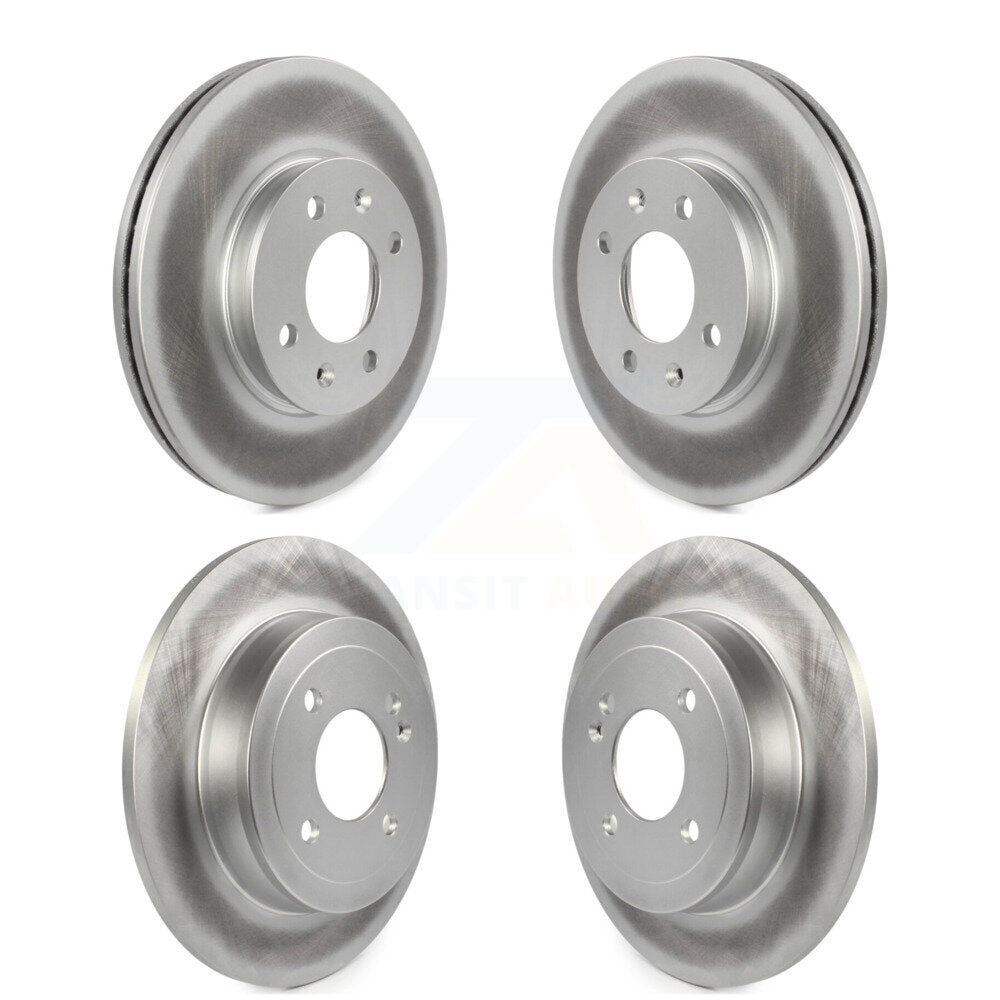Genius KG-101156 Disc Brake Rotor for 2012-2018 Kia Rio, Hyundai Accent - Front and Rear