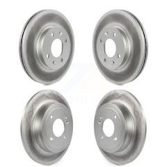 Genius KG-101156 Disc Brake Rotor for 2012-2018 Kia Rio, Hyundai Accent - Front and Rear