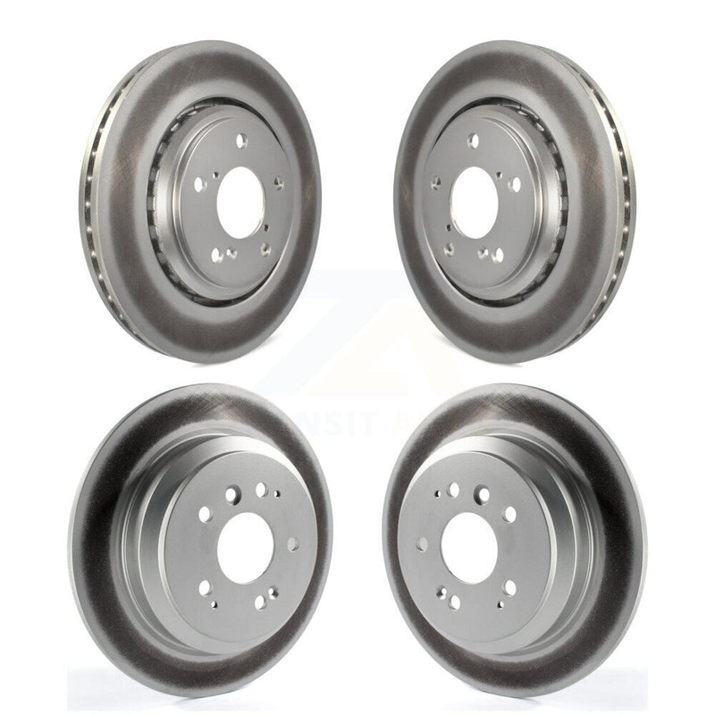 Genius KG-101171 Disc Brake Rotor for 2016-2024 Honda Passport, Honda Ridgeline, Honda Pilot - Front and Rear