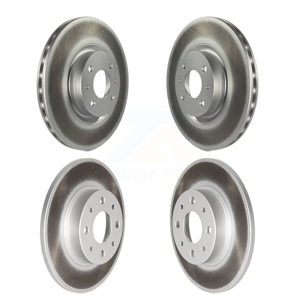 Genius KG-101186 Disc Brake Rotor for 2013-2019 Fiat 500 - Front and Rear