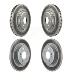 Genius KG-101189 Disc Brake Rotor for 2013-2019 Mercedes-Benz CLA250, Mercedes-Benz B250 - Front and Rear