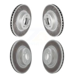 Genius KG-101216 Disc Brake Rotor for 2014-2020 BMW M240i, BMW M240i xDrive and More - Front and Rear