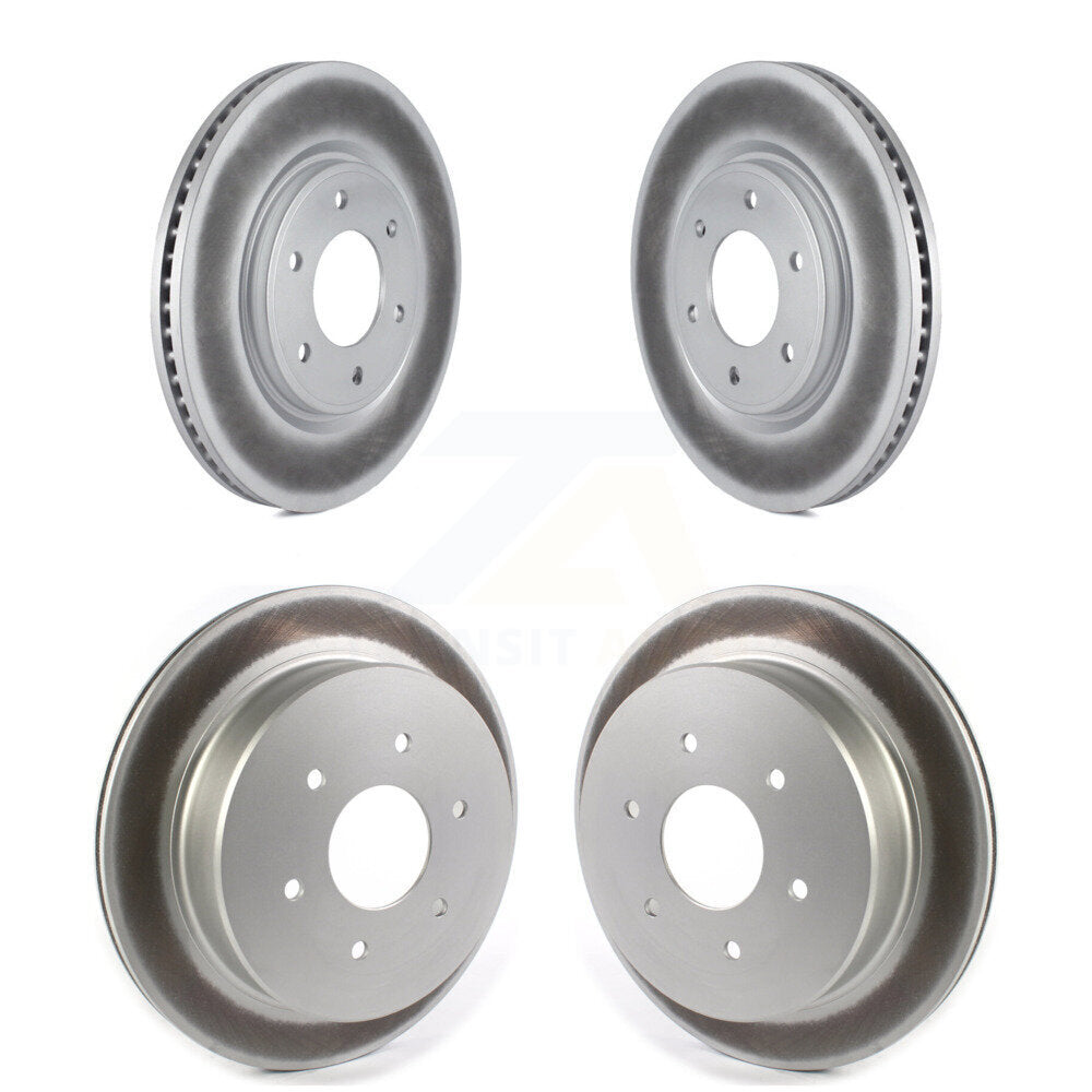 Genius KG-101262 Disc Brake Rotor for 2017-2024 Nissan TITAN - Front and Rear