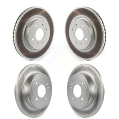 Genius KG-101272 Disc Brake Rotor for 2012-2023 Kia Rio, Hyundai Accent - Front and Rear