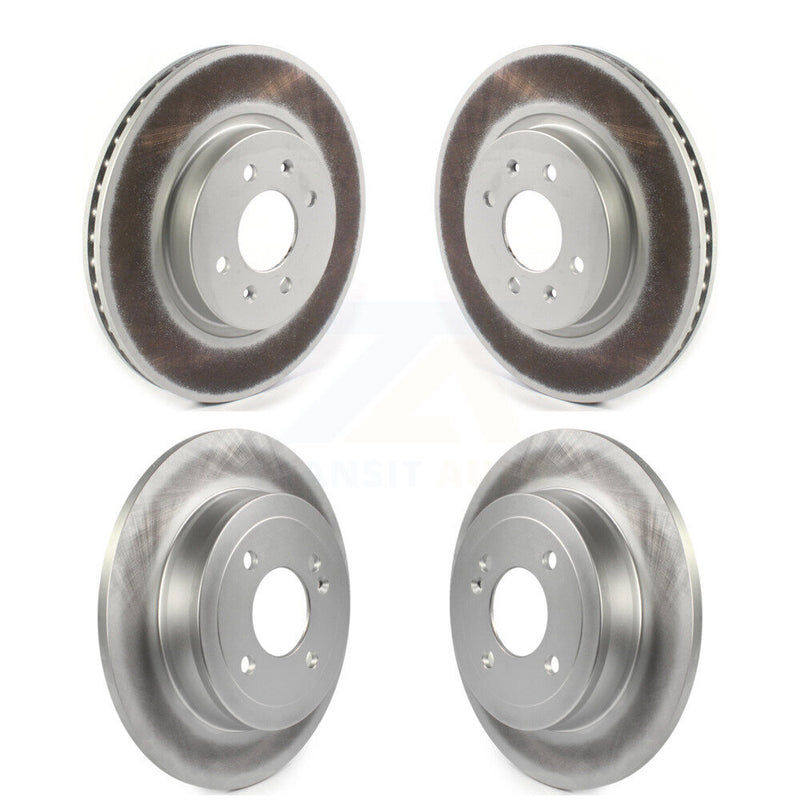 Genius KG-101272 Disc Brake Rotor for 2012-2023 Kia Rio, Hyundai Accent - Front and Rear