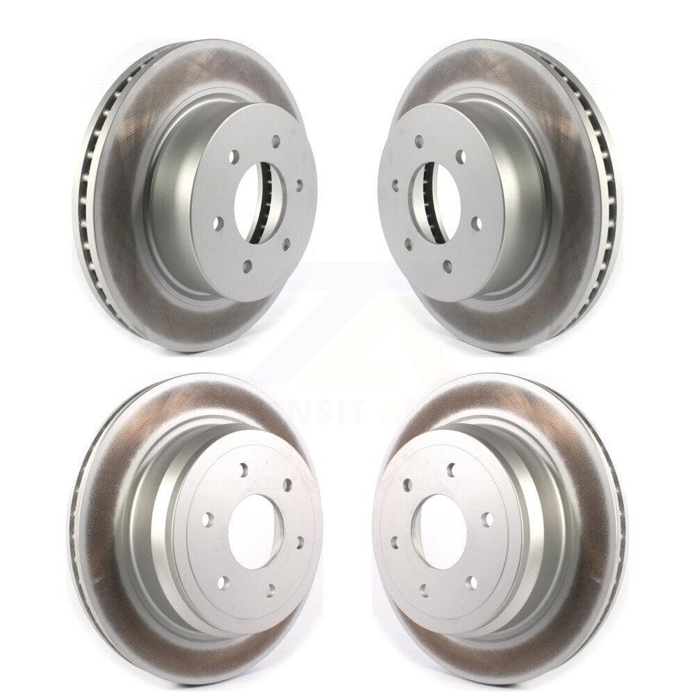 Genius KG-101281 Disc Brake Rotor for 2016-2024 Nissan TITAN XD - Front and Rear