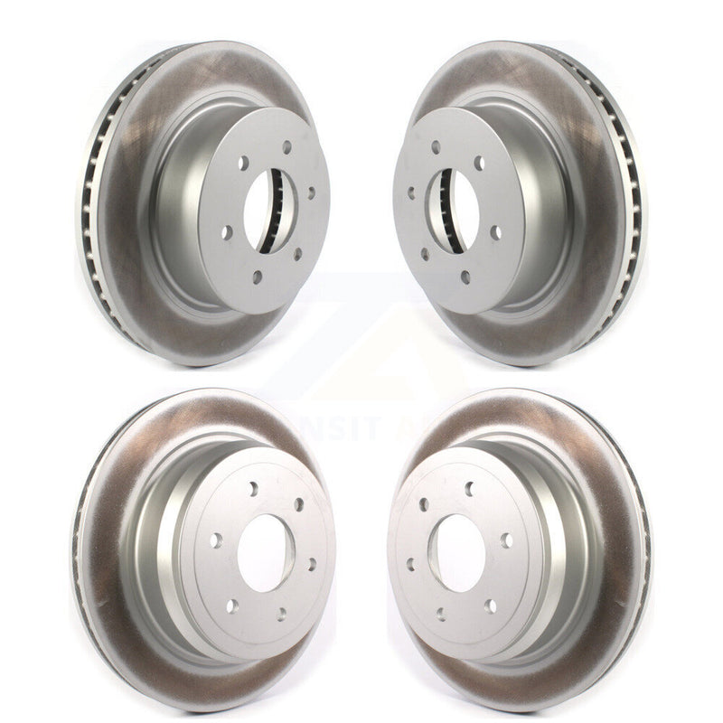Genius KG-101281 Disc Brake Rotor for 2016-2024 Nissan TITAN XD - Front and Rear